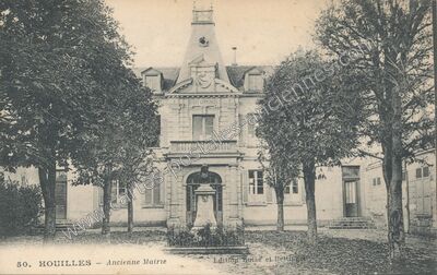 Carte postale ancienne Ancienne Mairie — Houilles (Yvelines)
