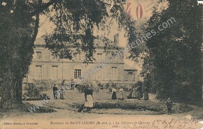 Carte postale ancienne Chateau de l'Aunay — Mittainville (Yvelines)