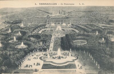 Carte postale ancienne Chateau de Versailles — Versailles (Yvelines)