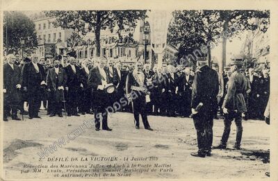 Carte postale ancienne Defile de la Victoire 1919 — Non Localisée2 (Paris)