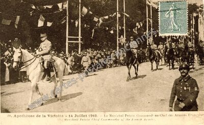 Carte postale ancienne 14 juillet 1919 — Non Localisée1 (Paris)
