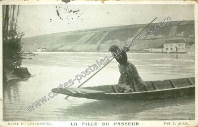 Carte postale ancienne Musee du luxembourg — Paris 6e (Paris)