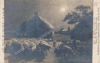 Carte postale ancienne Salon des Artistes 1913 — Saclay (Essonne)