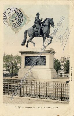 Carte postale ancienne HenriIV — Paris 1e (Paris)