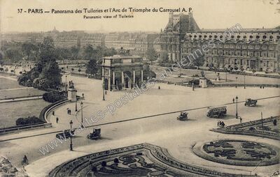 Carte postale ancienne Jardin des Tuileries — Paris 1e (Paris)