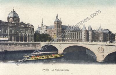 Carte postale ancienne La Conciergerie — Paris 1e (Paris)
