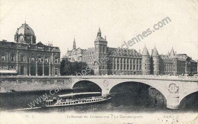 Carte postale ancienne La Conciergerie — Paris 1e (Paris)