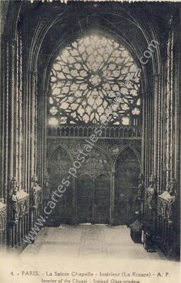 Carte postale ancienne La Ste Chapelle — Paris 1e (Paris)