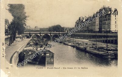 Carte postale ancienne Le Pont Neuf — Paris 1e (Paris)
