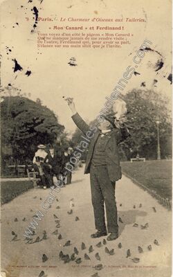 Carte postale ancienne Les Tuileries — Paris 1e (Paris)