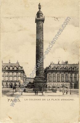 Carte postale ancienne Place Vendome — Paris 1e (Paris)