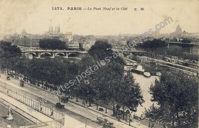 Carte postale ancienne Pont Neuf — Paris 1e (Paris)