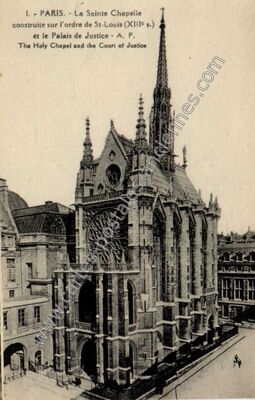 Carte postale ancienne Sainte Chapelle — Paris 1e (Paris)