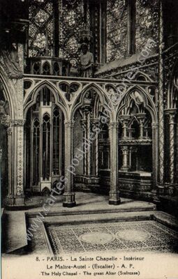 Carte postale ancienne Sainte Chapelle — Paris 1e (Paris)