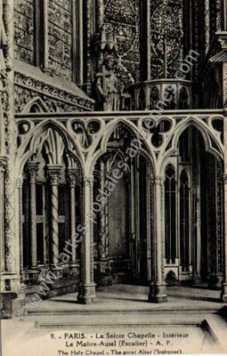 Carte postale ancienne Sainte Chapelle — Paris 1e (Paris)