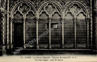 Carte postale ancienne Sainte Chapelle — Paris 1e (Paris)