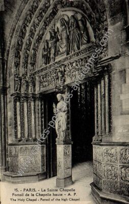 Carte postale ancienne Sainte Chapelle — Paris 1e (Paris)