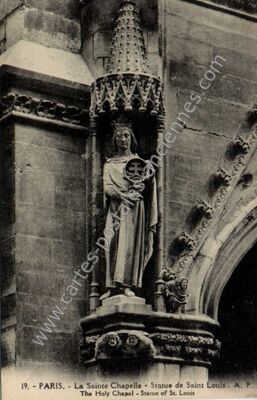 Carte postale ancienne Sainte Chapelle — Paris 1e (Paris)