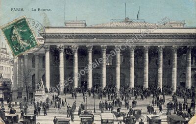 Carte postale ancienne La Bourse — Paris 2e (Paris)