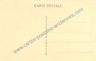 Carte postale ancienne Arriere E Harmignies — Paris 4e (Paris)