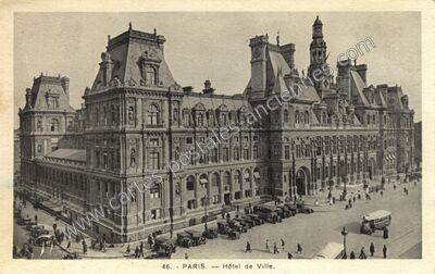 Carte postale ancienne Hotel de Ville — Paris 4e (Paris)