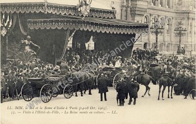 Carte postale ancienne Hotel de Ville — Paris 4e (Paris)