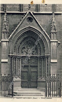 Carte postale ancienne St Severin — Paris 5e (Paris)