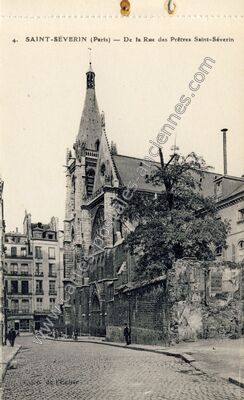 Carte postale ancienne St Severin — Paris 5e (Paris)
