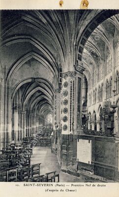 Carte postale ancienne St Severin — Paris 5e (Paris)