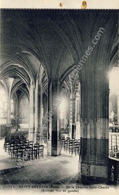 Carte postale ancienne St Severin — Paris 5e (Paris)