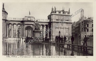 Carte postale ancienne Chambre des Deputes — Paris 7e (Paris)