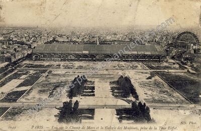 Carte postale ancienne Champ de Mars — Paris 7e (Paris)