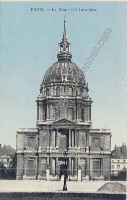 Carte postale ancienne Dome des Invalides — Paris 7e (Paris)
