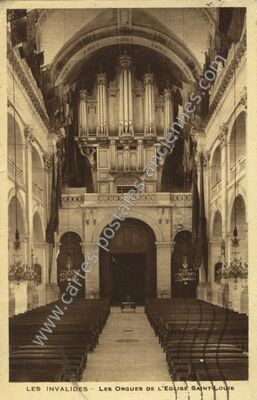 Carte postale ancienne Eglise St Louis — Paris 7e (Paris)