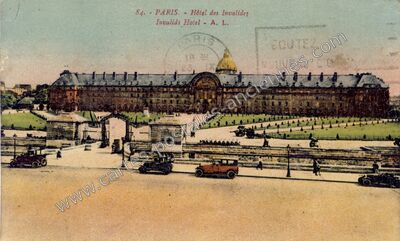Carte postale ancienne Hotel des Invalides — Paris 7e (Paris)