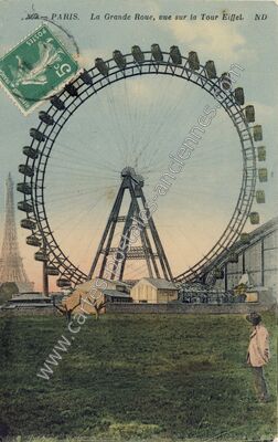 Carte postale ancienne La Grande Roue — Paris 7e (Paris)