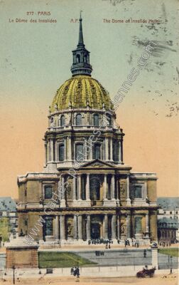 Carte postale ancienne Les Invalides — Paris 7e (Paris)