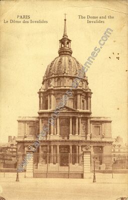 Carte postale ancienne Les Invalides — Paris 7e (Paris)
