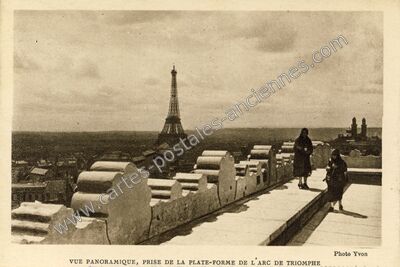 Carte postale ancienne Arc de Triomphe de l'Etoile — Paris 8e (Paris)