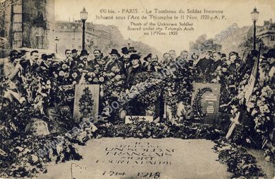 Carte postale ancienne Arc de Triomphe — Paris 8e (Paris)
