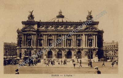 Carte postale ancienne L'Opera — Paris 9e (Paris)