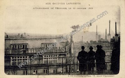 Carte postale ancienne Galeries Lafayette — Paris 9e (Paris)