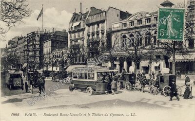 Carte postale ancienne Boulevard Bonne Nouvelle — Paris 10e (Paris)