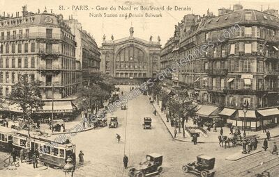 Carte postale ancienne Boulevard Denain — Paris 10e (Paris)