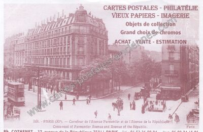 Carte postale ancienne Paris — Paris 11e (Paris)