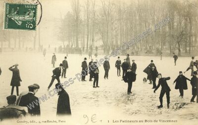 Carte postale ancienne Bois de Vincennes — Paris 12e (Paris)