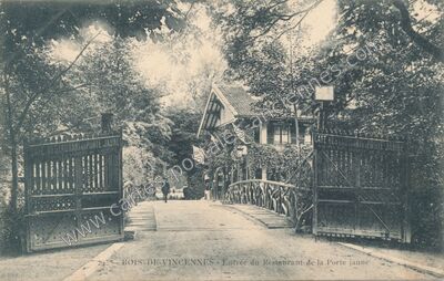 Carte postale ancienne Bois de Vincennes — Paris 12e (Paris)