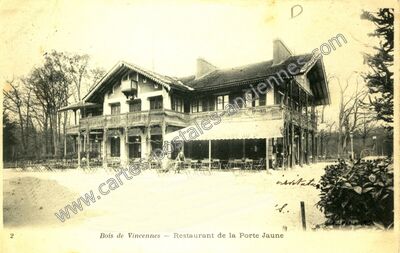 Carte postale ancienne Bois de Vincennes — Paris 12e (Paris)