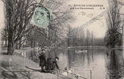 Carte postale ancienne Bois de Vincennes — Paris 12e (Paris)
