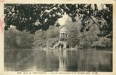 Carte postale ancienne Bois de Vincennes — Paris 12e (Paris)